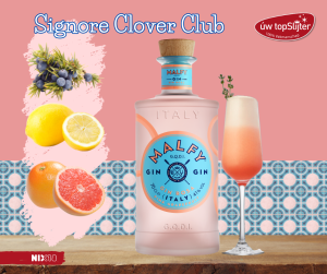 Signore Clover Club met Malfy Gin Rosa - uw topSlijter mixtip